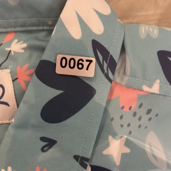Epmo Light Blue Art to Wear Button Down NWOT - Picture 8 of 8